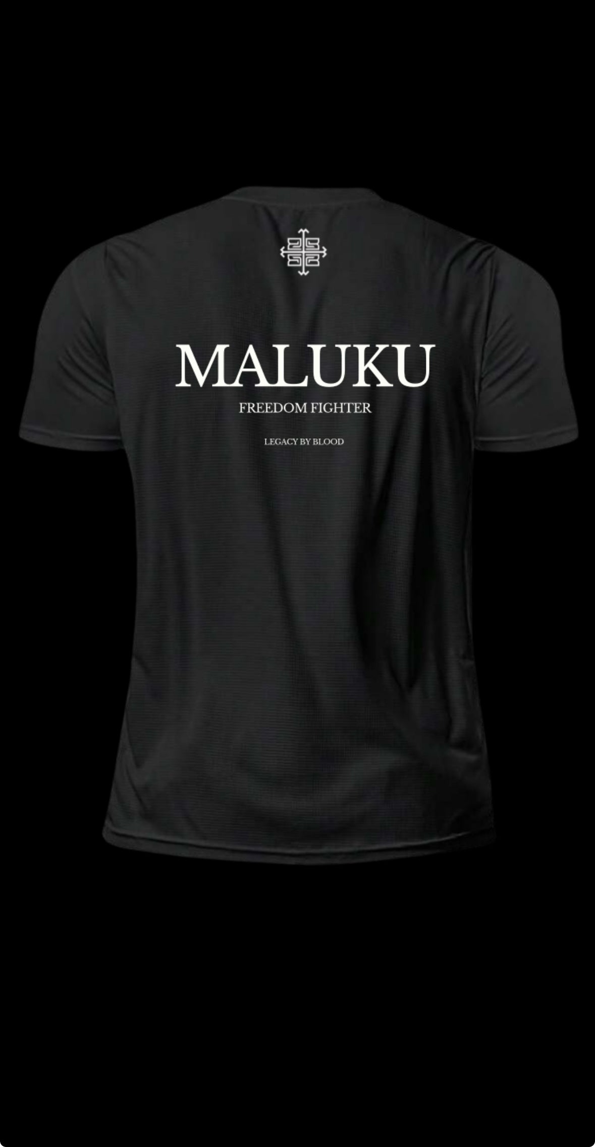 ACTIVE WEAR FREEDOM FIGHTER MALUKU DRY-FIT SET TOP TEE EN SHORT PANTS